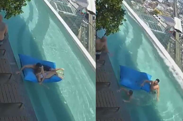 Casal conseguiu se salvar após terremoto atingir Tailândia