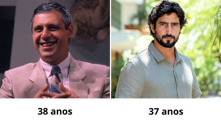 Antonio Fagundes e Renato Go&eacute;s em Vale Tudo