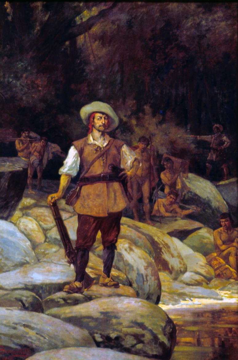 Obra 'Ciclo da Ca&ccedil;a ao &Iacute;ndio', de Henrique Bernardelli