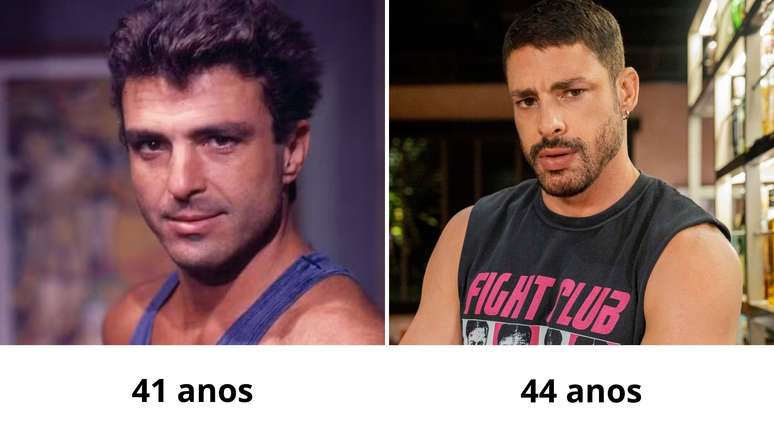 Carlos Alberto Riccelli e Cau&atilde; Reymond em Vale Tudo