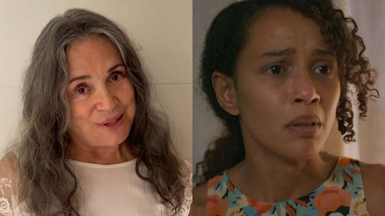 Regina Duarte e Raquel (Taís Araujo) de Vale Tudo