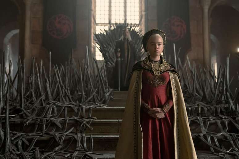 A Casa do Drag&atilde;o: A atriz Milly Alcock interpretou a princesa Rhaenyra Targaryen na adolesc&ecirc;ncia.