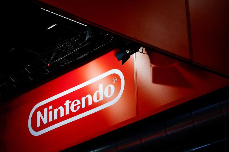 Logo da Nintendo na Paris Games Week (PGW), em Paris, França