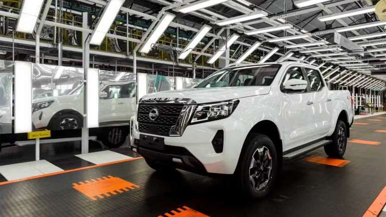 Nissan Frontier na Linha de produção na fabrica de Cordoba, Argentina.
