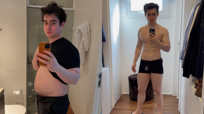 Marido de Leandro Karnal mostra antes e depois impressionante após rotina de treinos