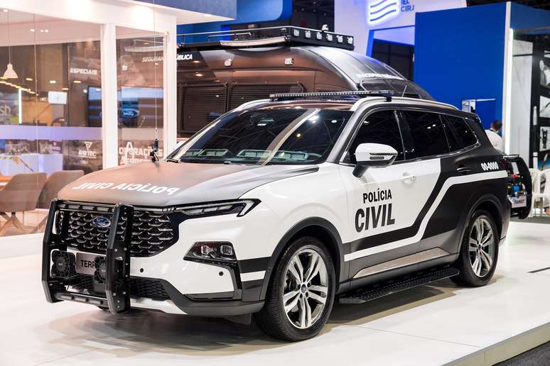 Ford Territory customizado para a Pol&iacute;cia Civil
