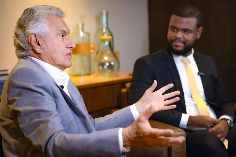 Ronaldo Caiado durante entrevista ao Terra, em Salvador (BA).