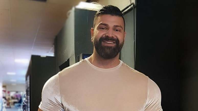 O fisiculturista e ator Vittorio Pirbazari -