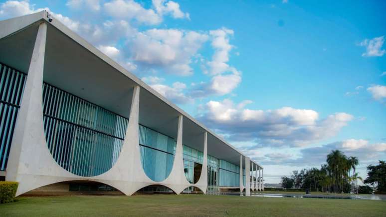 Pal&aacute;cio da Alvorada, em Bras&iacute;lia