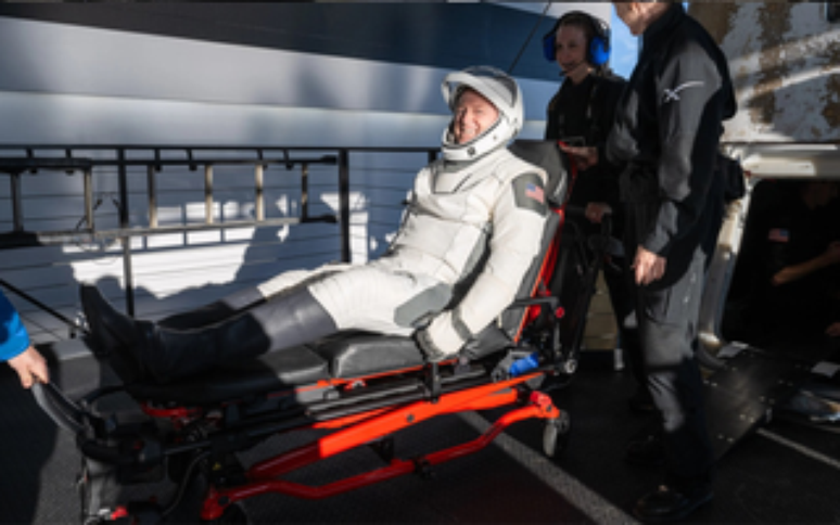 Butch Wilmore&nbsp;ao retornar para a Terra -