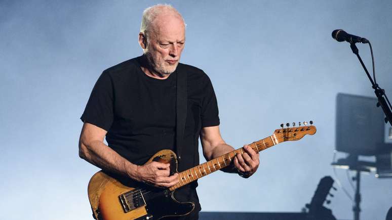 David Gilmour, guitarrista do Pink Floyd, em 2016
