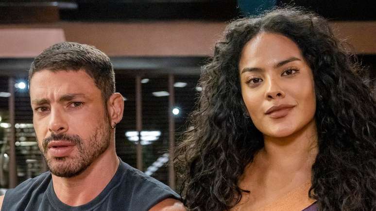 C&eacute;sar (Cau&atilde; Reymond) e Maria de F&aacute;tima (Bella Campos) de Vale Tudo