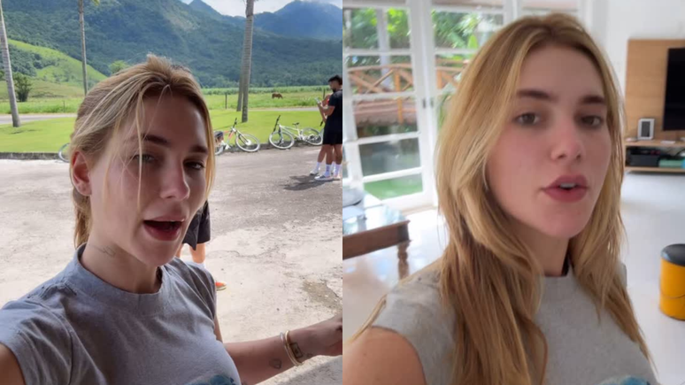 Virginia Fonseca sofre acidente de bicicleta