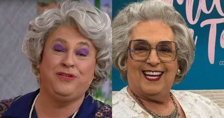 A Tia (Guilherme Uzeda) e a Mamma Bruschetta se tornaram populares nas tardes da TV aberta