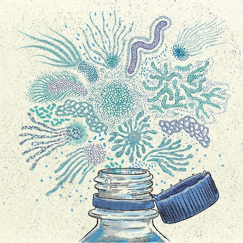 Cada gole que voc&ecirc; toma de uma garrafa de &aacute;gua ou mesmo de um copo pode deixar micr&oacute;bios para tr&aacute;s que se misturam com aqueles que j&aacute; est&atilde;o no l&iacute;quido