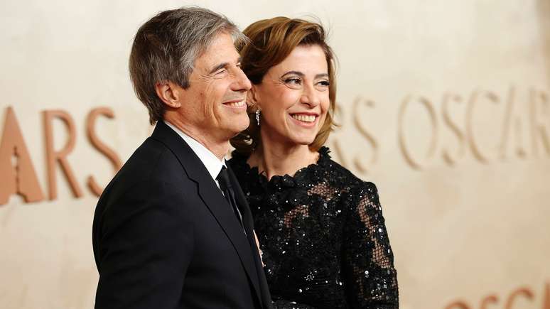 Walter Salles e Fernanda Torres na 97&ordf; cerim&ocirc;nia do Oscar, que premiou Ainda Estou Aqui e rendeu a primeira estatueta de ouro do Brasil 