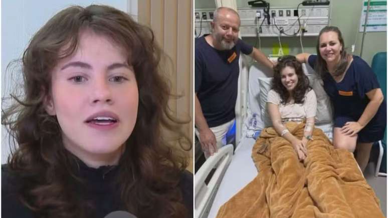 Influencer sentiu dor na perna e depois recebeu o diagnóstico de trombose