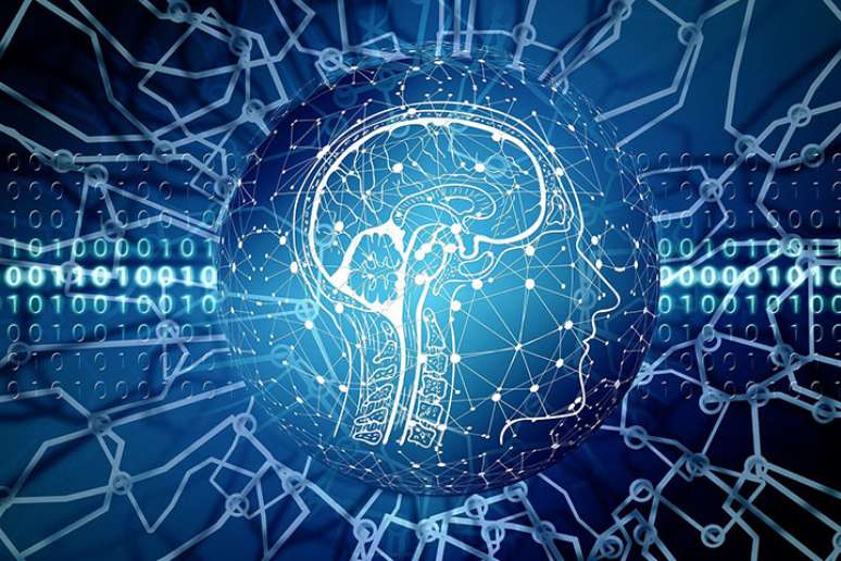 Imagem mostra representação de Inteligência Artificial. 
