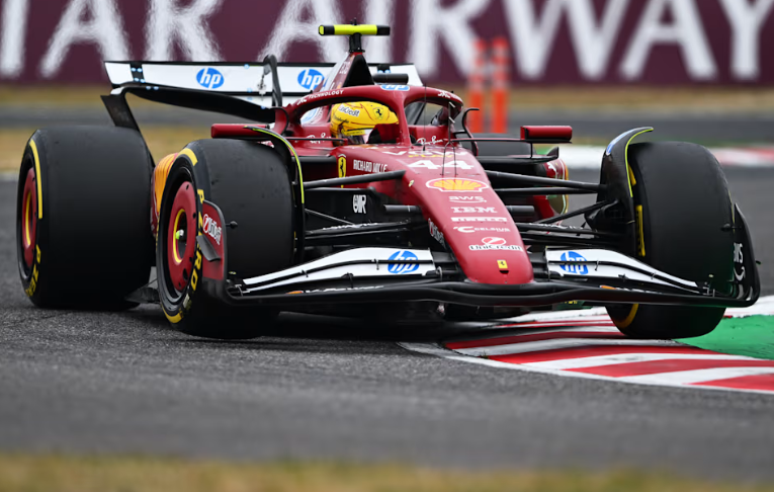 Lewis Hamilton no Jap&atilde;o 2025