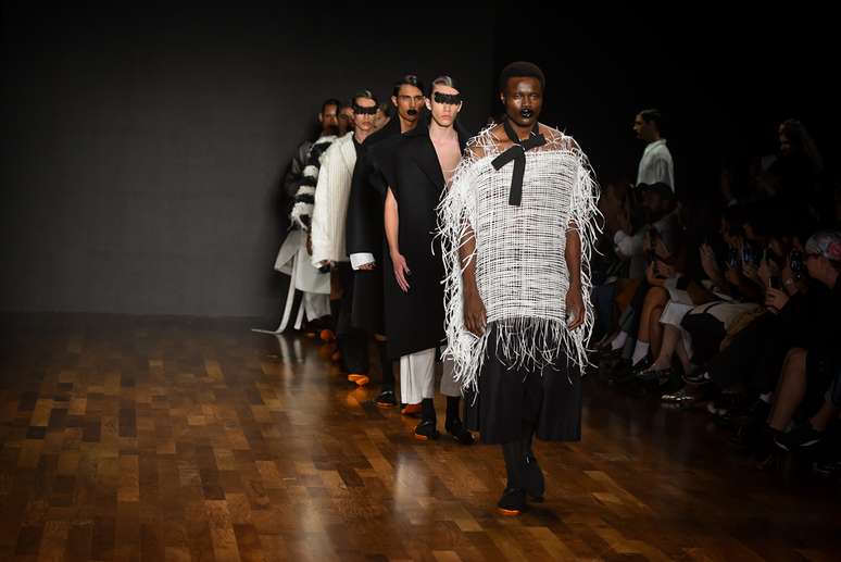 Desfile Leandro Castro no SPFW 