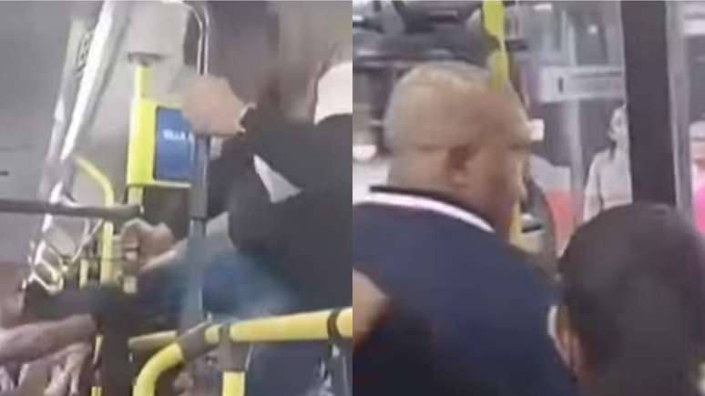 Confusão dentro de um ônibus na Zona Sul de São Paulo