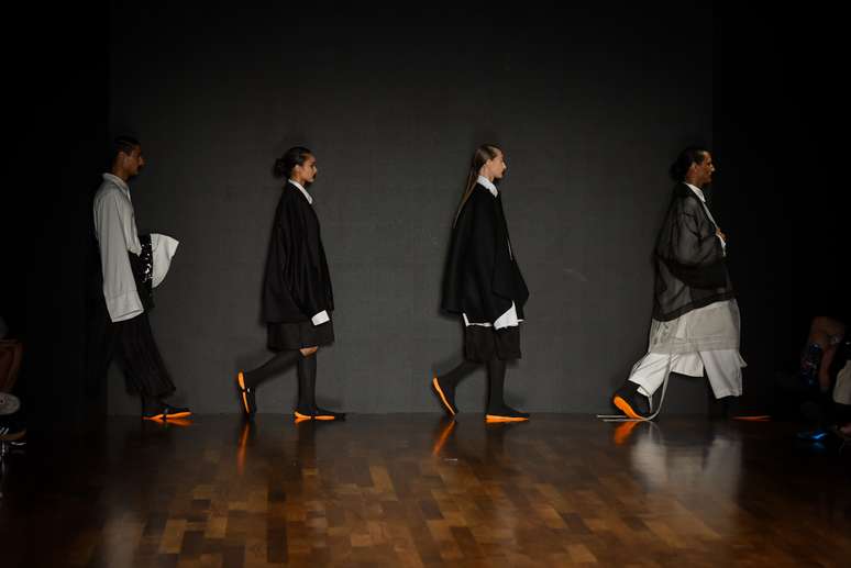 Desfile Leandro Castro no SPFW 
