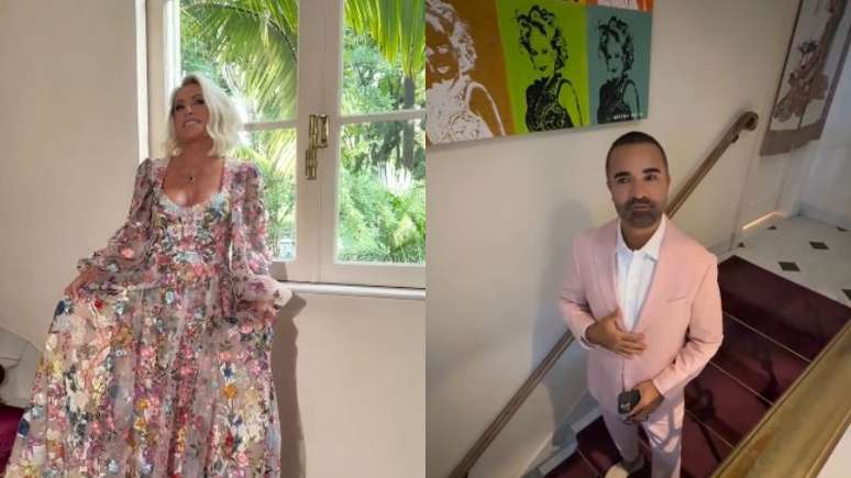 Ana Maria Braga e Fábio Arruda