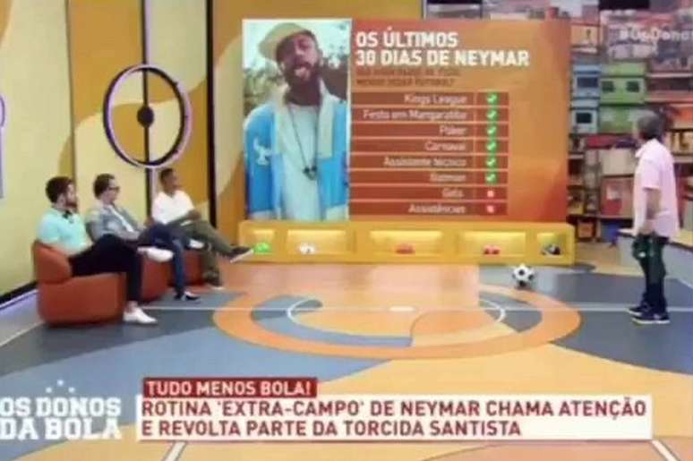 Neto analisa últimos dias de Neymar  – Reprodução/ Band