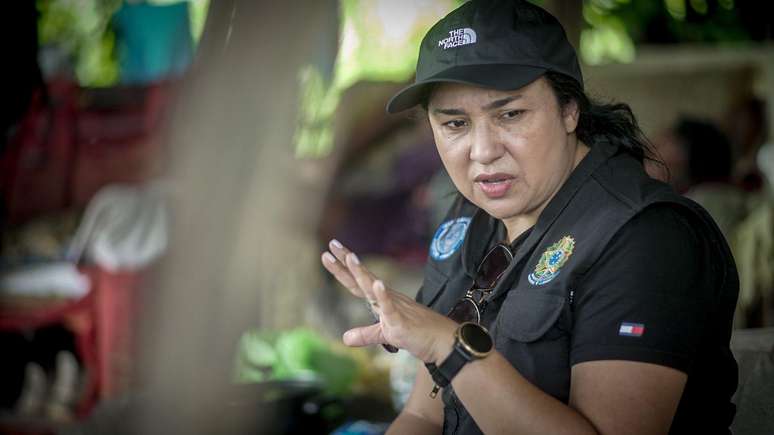 A auditora fiscal do trabalho Gislene Stacholski, que &eacute; coordenadora do Grupo Especial de Fiscaliza&ccedil;&atilde;o M&oacute;vel (GEFM)