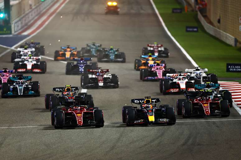 Largada do GP do Bahrain de 2022