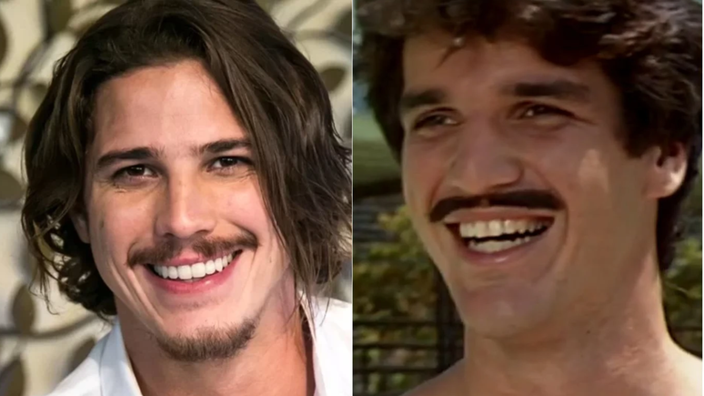 O ator Rômulo Arantes Neto e o pai, Rômulo Arantes