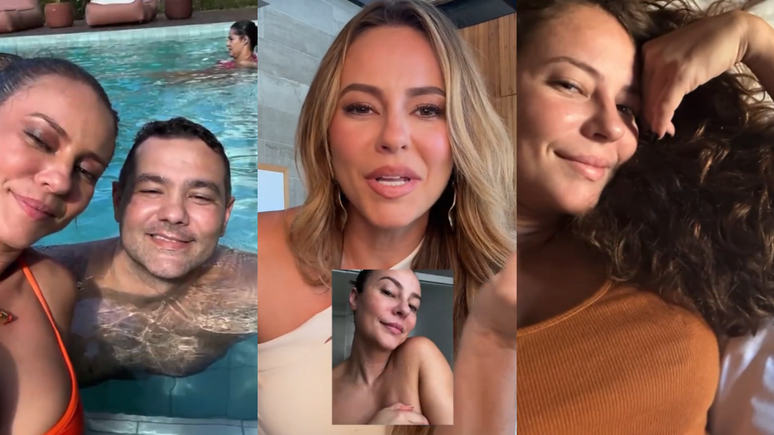 Paolla Oliveira mostra fotos com as quais tinha insegurança