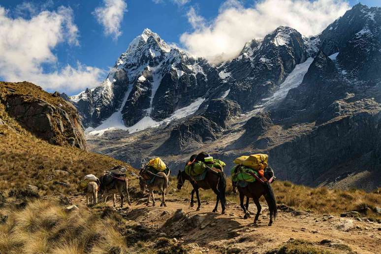 As geleiras andinas estão desaparecendo com o aumento da temperatura global. O Peru perdeu mais da metade de sua superfície de geleiras na última metade do século. mmphoto/DigitalVision via Getty Images