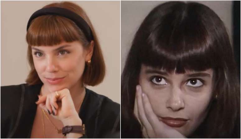 Alice Wegmann adotou franja parecida com a de Lídia Brondi para viver Solange em 'Vale Tudoi'