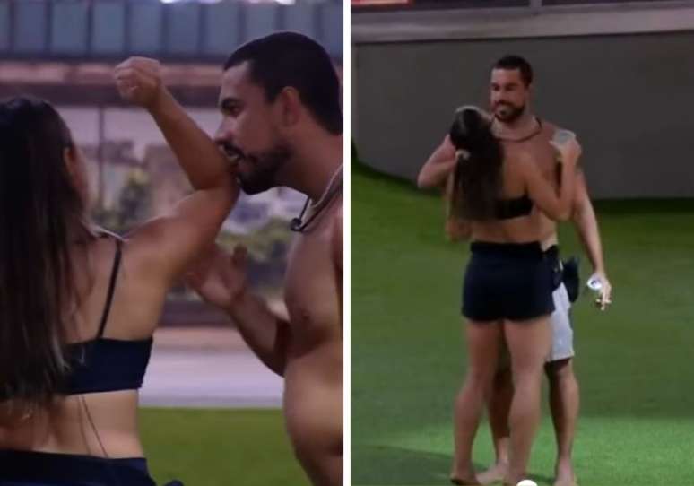 BBB25: Tug of the bite and hair: Maike exaggerates the flirtation with Renata and is notified