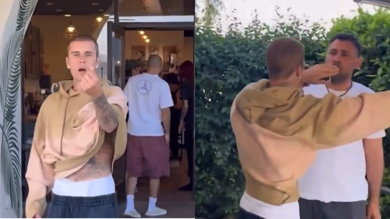 Justin Bieber briga com fotógrafos
