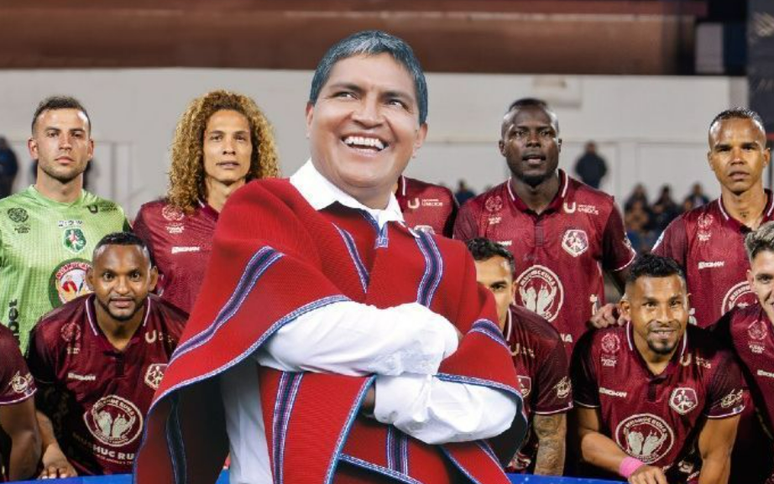 Luis Afonso Chango, presidente do Muschuc Runa