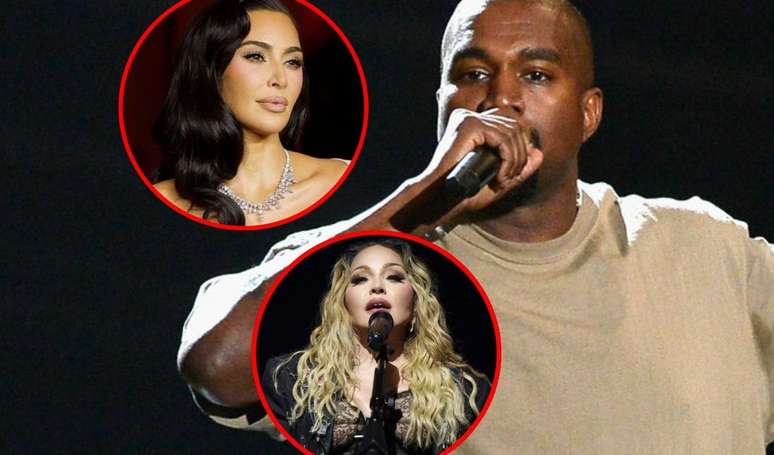 Bomba! Kanye West dispara contra ex-mulher, Kim Kardashian, e faz revelação surpreendente sobre Madonna. Entenda!.