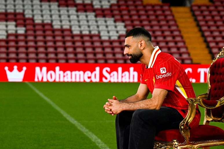 Salah tem 243 gols marcados com a camisa do Liverpool &ndash; Divulga&ccedil;&atilde;o/ Liverpool