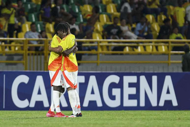 A Colombia chega a final após derrootar a seleção da Venezuela –