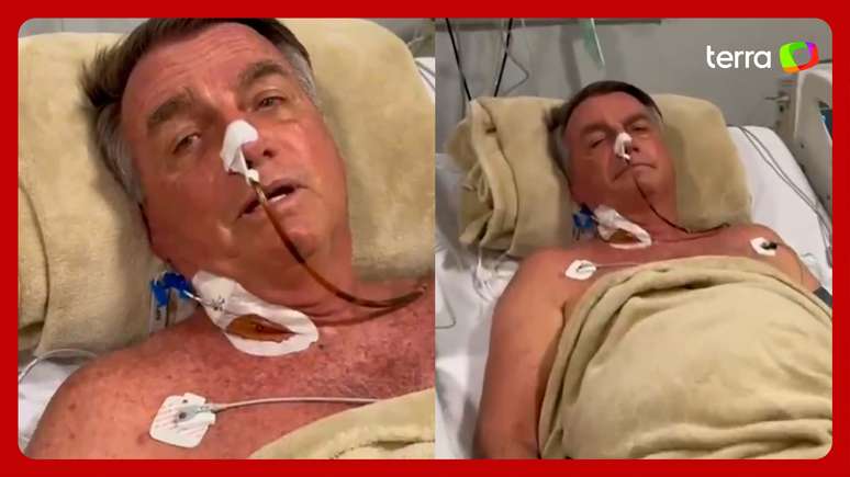 Bolsonaro publica vídeo durante internação em Natal e fala em ‘possível intervenção cirúrgica'