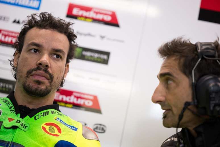 Morbidelli durante sessão no Catar 