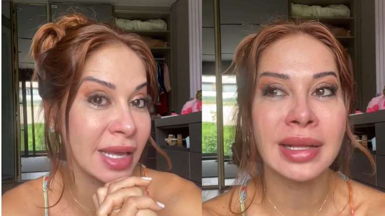Maíra Cardi se emociona ao fazer desabafo após casamento do filho; influenciadora fala sobre criação do jovem e histórico de traições