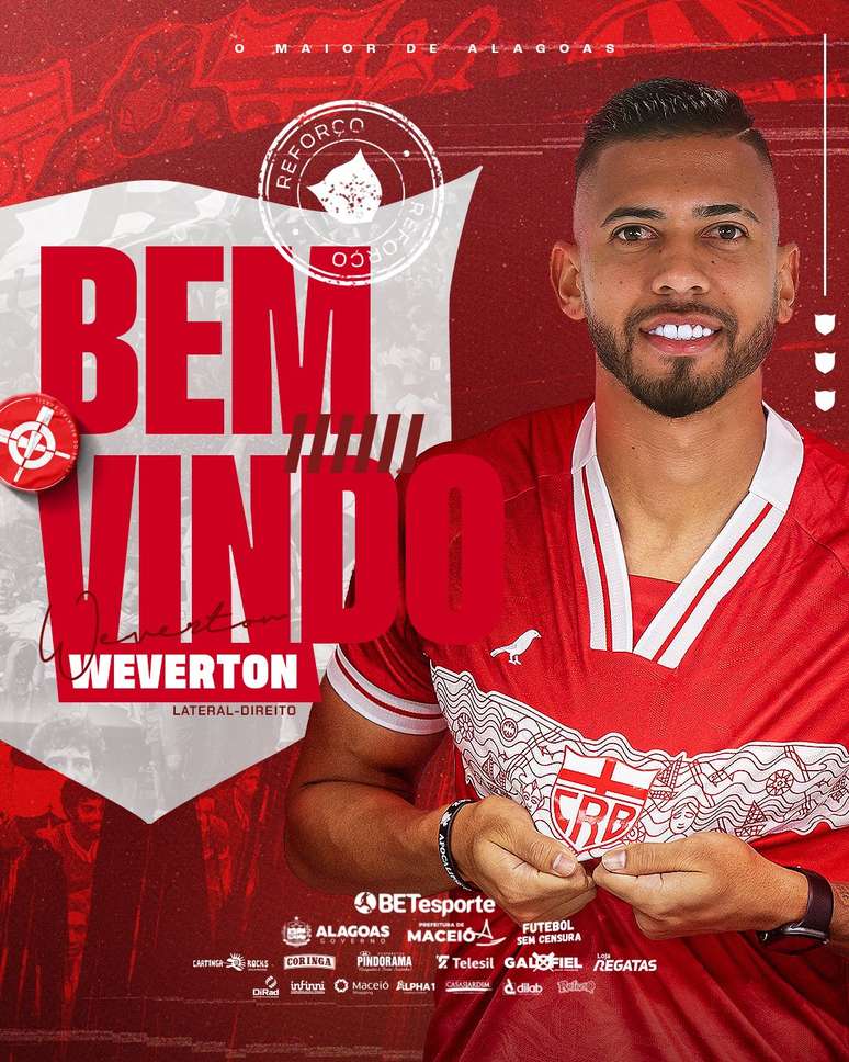 Weverton é anunciado pelo CRB. 