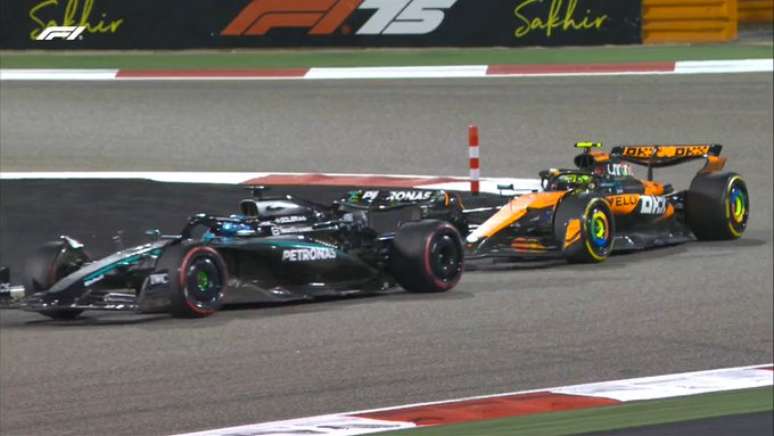 Lando Norris busca P2 de George Russell