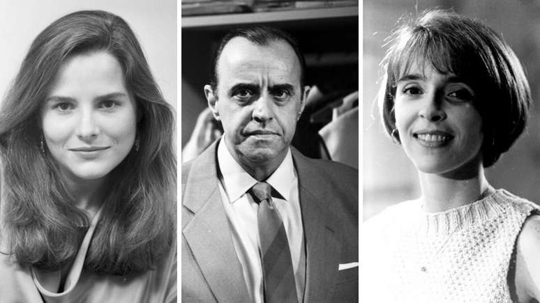 Bia Seidl, Mauro Mendonça e Deborah Evelyn integraram o elenco de 'A Gata Comeu' 