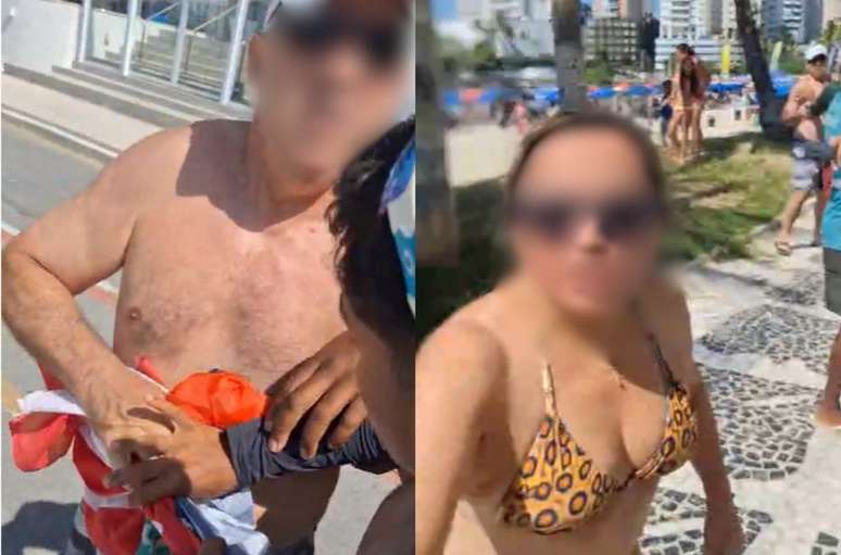 Idoso foi atacado por dois banhistas em Guarujá (SP)
