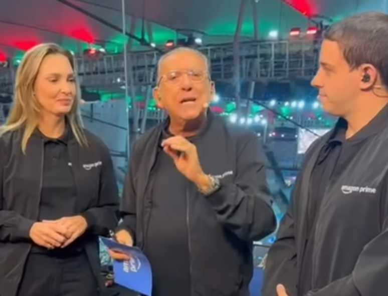 Galvão Bueno em jogo do Brasileirão