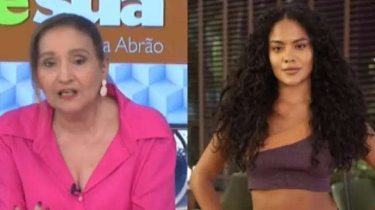 Sonia Abrão e Bella Campos