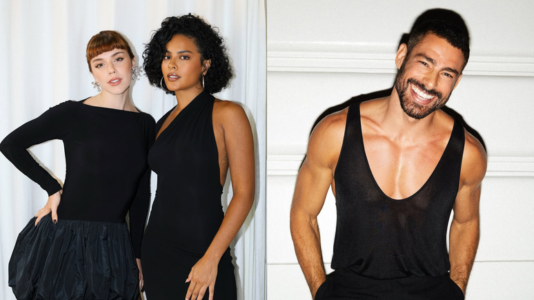 Alice Wegmann, Bella Campos e Cauã Reymond